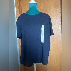 Banana Republic Deep Blue Short Sleeve Tee